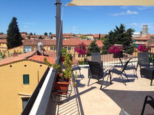 Un balcon sau o terasă la Hotel Di Stefano