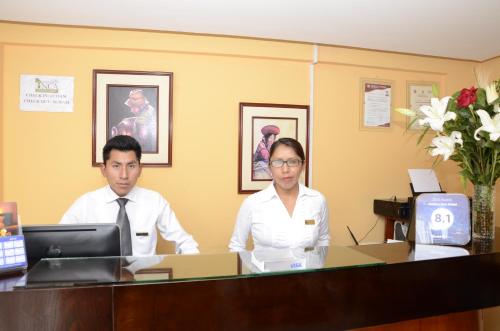 Ahli kakitangan di Golden Inca Hotel