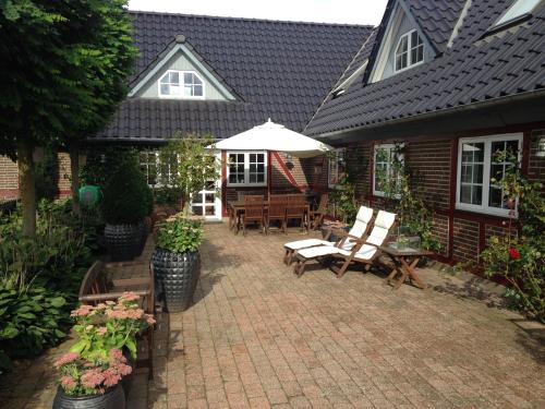 Puutarhaa majoituspaikan Country B&B Horsens ulkopuolella