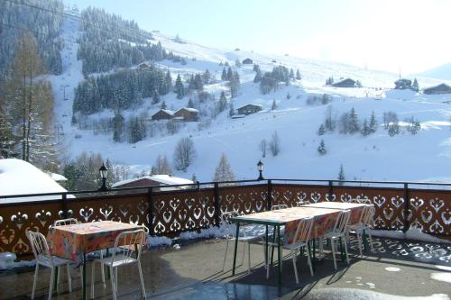 Chalet-Hôtel du Borderan durante o inverno