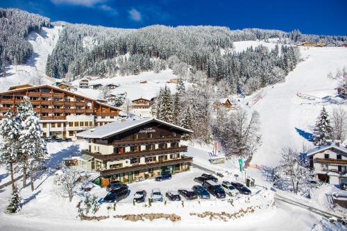 L'établissement Pension Margarete en hiver