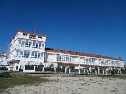 El edificio en el que está el hotel