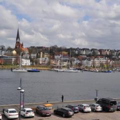 Hafenblick vom Kapitänshaus