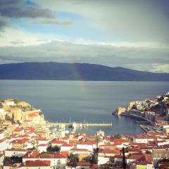 The home overlooking the harbor