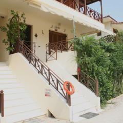 Two-floor house next to sea