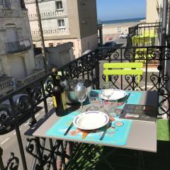 Appartement à 30 m de la plage - balcon - lumineux - wifi - Le Cérès 2