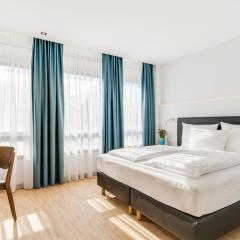 Hotel-Etage Apfelrot