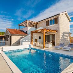 Villa Diomedes with the sea view and the pool