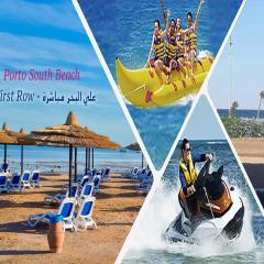 Porto South Beach Royal Sea view families صف اول بحر مباشر