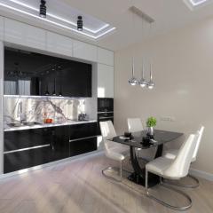 Black&White Apartment in Smart Plaza