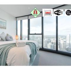 Lvl 57 Skytower Breathtaking Views CBD Wifi Carpark by Stylish Stays