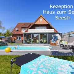 Ferienwohnung Haus zum Seehund mit Pool und Brötchenservice