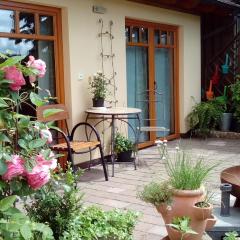 Apartment mit Gartenblick