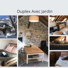 Appartement Duplex avec Jardin Attenant