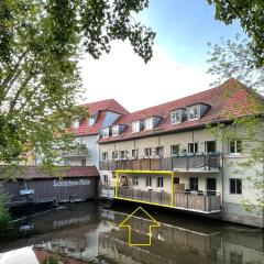 Ferienwohnung Blickfang - Modernes Apartment direkt in der Altstadt von Erfurt mit Balkon - beste Lage und Aussicht