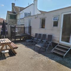 the jackdaw pub SELF CATERING STATIC CARAVAN free breakfast supplied