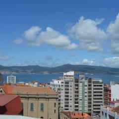 Fantástica vista de la Ría de Vigo en pleno centro