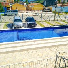 Apto BoraMar Martim de Sá, Piscina Wi-Fi Churrasqueira 400 mts da praia