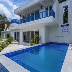 SaffronStays Kairos Athena, Karjat - Greek style pool villa near Camp Max