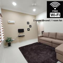 MUSLlM ONLY Wifi 3 Room with 2 aircond Menanti Village Homestay