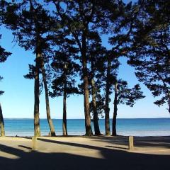 Cap coz 5 pers., plage piscine et jardin