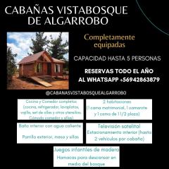 Cabañas VistaBosque de Algarrobo