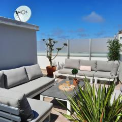 Sitius 5B - NEW seaview apartment with rooftop terrace in historical centre Sitio da Nazaré