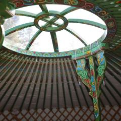 Colourful Mongolian Yurt enjoy a new experience