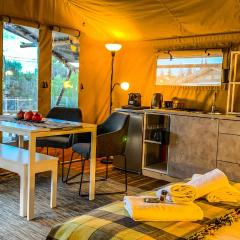 African Safari Canvas Lodge Tent Sea View