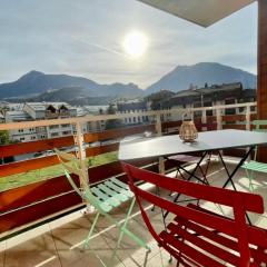 Flat appartement 43 m with balcony in Briançon