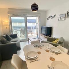 Superbe apt cosy, 50m de la plage, 4 pers, vue côté mer