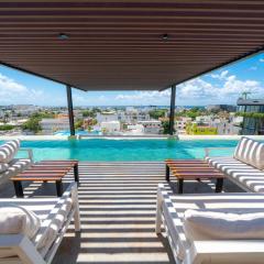 Rooftop with Ocean Views - 2 Bedrooms with Pool - At Arenis Condos