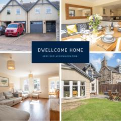 Dwellcome Home Ltd 5 Double Bedroom 3 Bathroom House Free Driveway Parking, 637 Mbps WIFI, Ideal for Long Term Contractor, etc Stays, Regular Housekeeping Option - See Our Site for Assurance