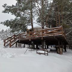 Jurty z widokiem, prywatna balia- DZIKOLAS GLAMPING