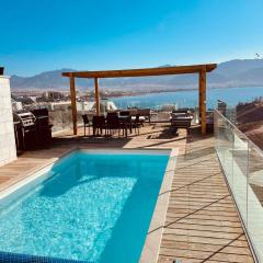 villa sea view 100 m from the beach