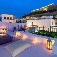 Lindos Villa Petra with Acropolis View