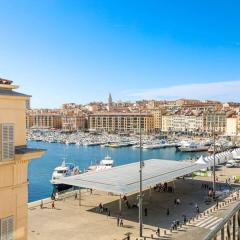 Le Pythéas - Vue Vieux-Port avec terrasse et clim