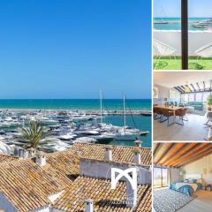 VACATION MARBELLA I Stylish 5BDR Penthouse, Sea and Marina View, Cinema room, Fastest WiFi