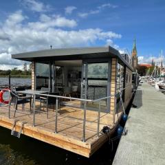 Hausboot Fjord Schleiliebe mit Biosauna und Dachterrasse in Schleswig