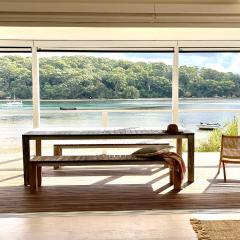 The Sandbar House, Royal National Park, waterfront beach house