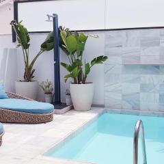 Apartamento MarySol B con Terraza y Piscina privada