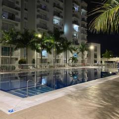 Apto nuevo en Girardot, piscina, BBQ, terraza.