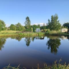 Domki i pokoje nad stawem koło Mrągowa