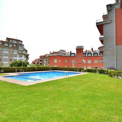 Apartamento con piscina en el centro de Sanxenxo