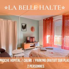 T2 cosy proche hôpital + parking gratuit sur place