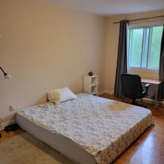 Large and quiet room with king size bed