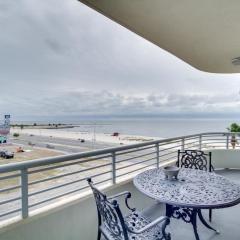 Beachfront Biloxi Condo Balcony and Community Perks