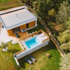 La BOOA - Écolodge en Ardèche - Piscine privée - Ecolodgîte