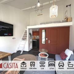 Casita: maison duplex +parking/terrasse/Netflix