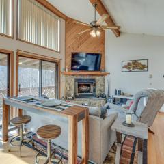 Maggie Valley Mountain Escape with Fireplace and Deck!